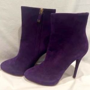 SALE! Ralph Lauren CollectionBrandNew(NIB)Purple SuedeAnkleBoot 5 "hels sz8.5